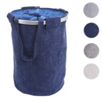 Wäschekorb easyLaundry Wäschesammler 55x39cm 65L cord blau