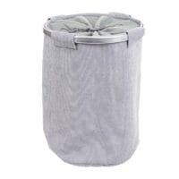 Wäschekorb easyLaundry Wäschesammler 55x39cm 65L cord grau