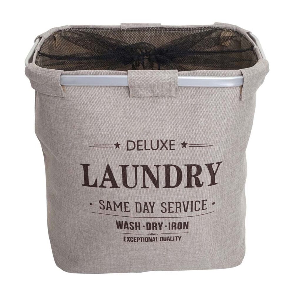 Wäschekorb easyLaundry Wäschesammler 56x49x30cm 82l beige