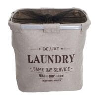 Wäschekorb easyLaundry Wäschesammler 56x49x30cm 82l beige