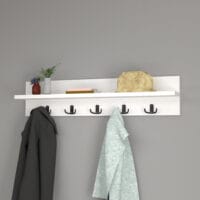 Wandgarderobe Hammarö 80x11x18cm Weiss