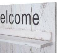 Wandgarderobe Shabby mit Ablage 90x60cm