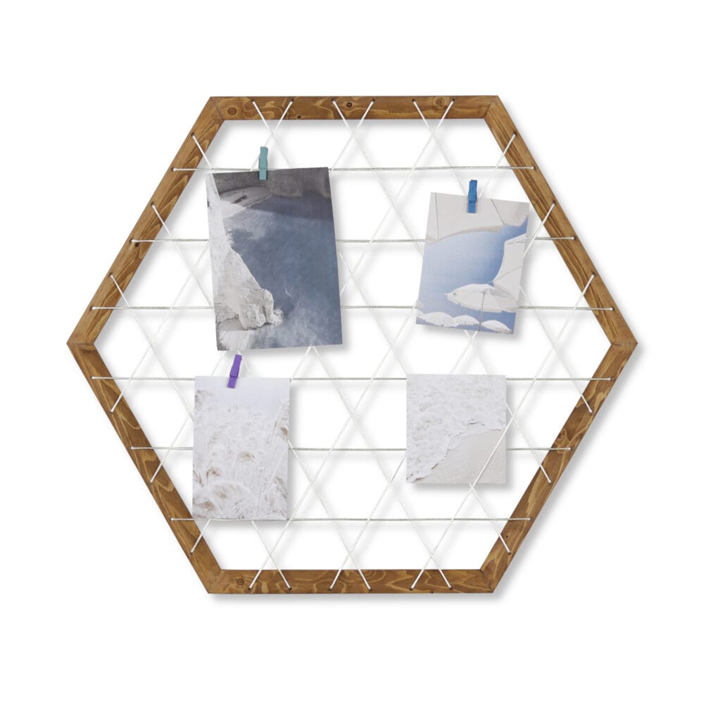 Memoboard Pinnwand Fotowand  Vingåker 60x52cm Weiss