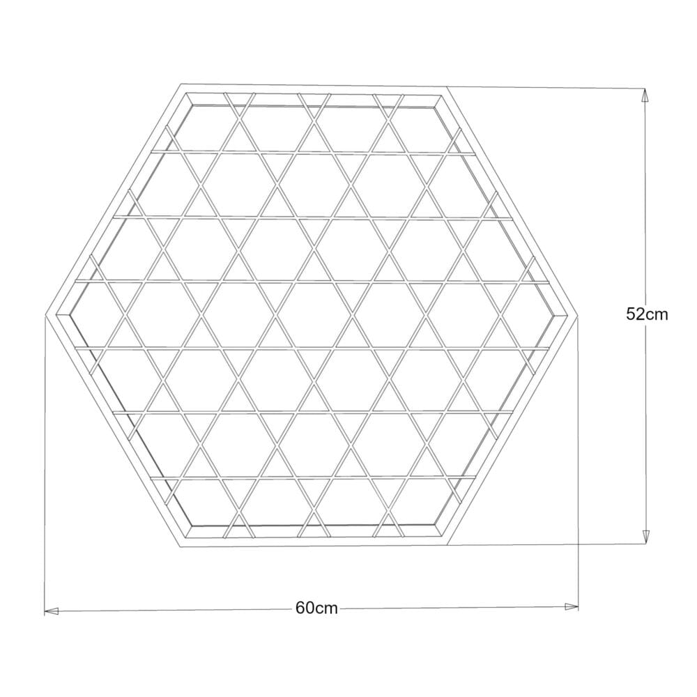 Memoboard Pinnwand Fotowand Vingåker 60x52cm Schwarz