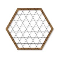 Memoboard Pinnwand Fotowand Vingåker 60x52cm Schwarz