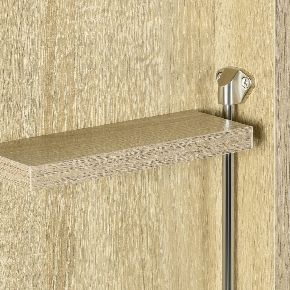 Wandklapptisch Schreibtisch mit Stauraum Klappbarer 60x21.5x50cm