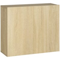 Wandklapptisch Schreibtisch mit Stauraum Klappbarer 60x21.5x50cm