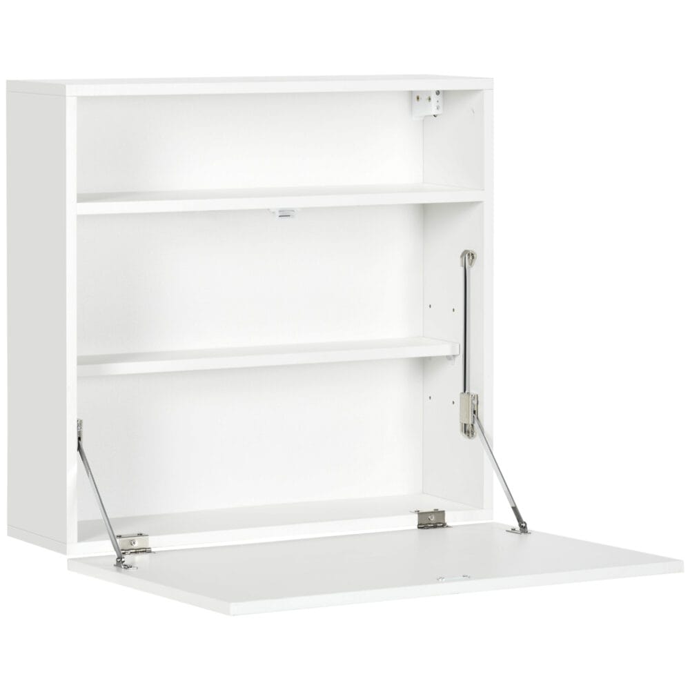 Wandklapptisch Schreibtisch mit Stauraum Klappbarer 64x20x60cm