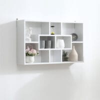 Wandregal Bücherregal Cube weiss 85x47.50cm
