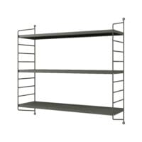 Modulares Wandregal Chicago Anthrazit