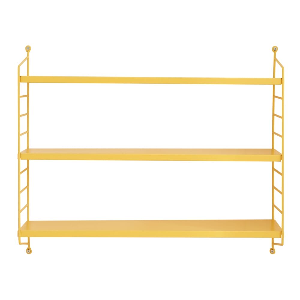 Modulares Wandregal Chicago Gelb Matt