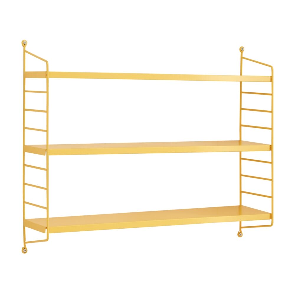 Modulares Wandregal Chicago Gelb Matt