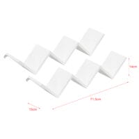 Wandregal Askim 72x15x14cm 2er Set Weiss