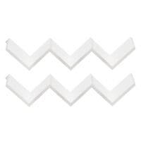 Wandregal Askim 72x15x14cm 2er Set Weiss