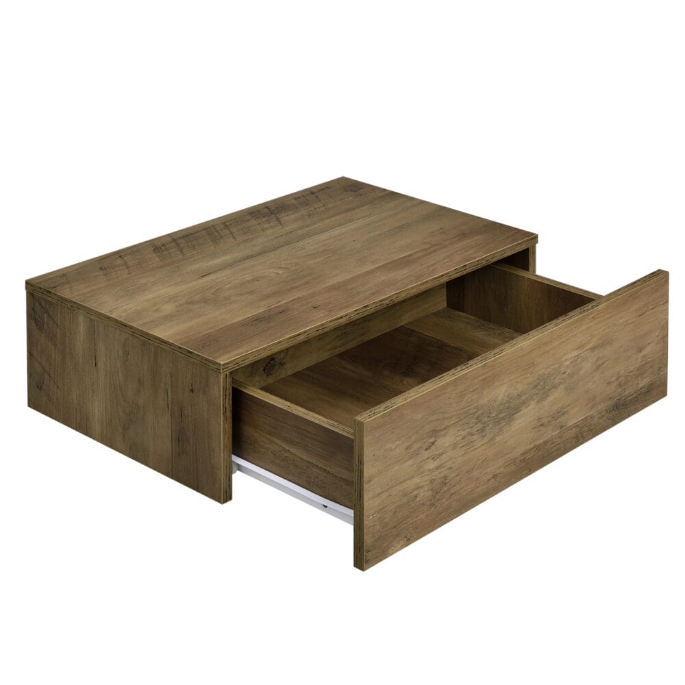 Nachtschrank Oslo 46x30x15cm mit Schublade Holzfarben