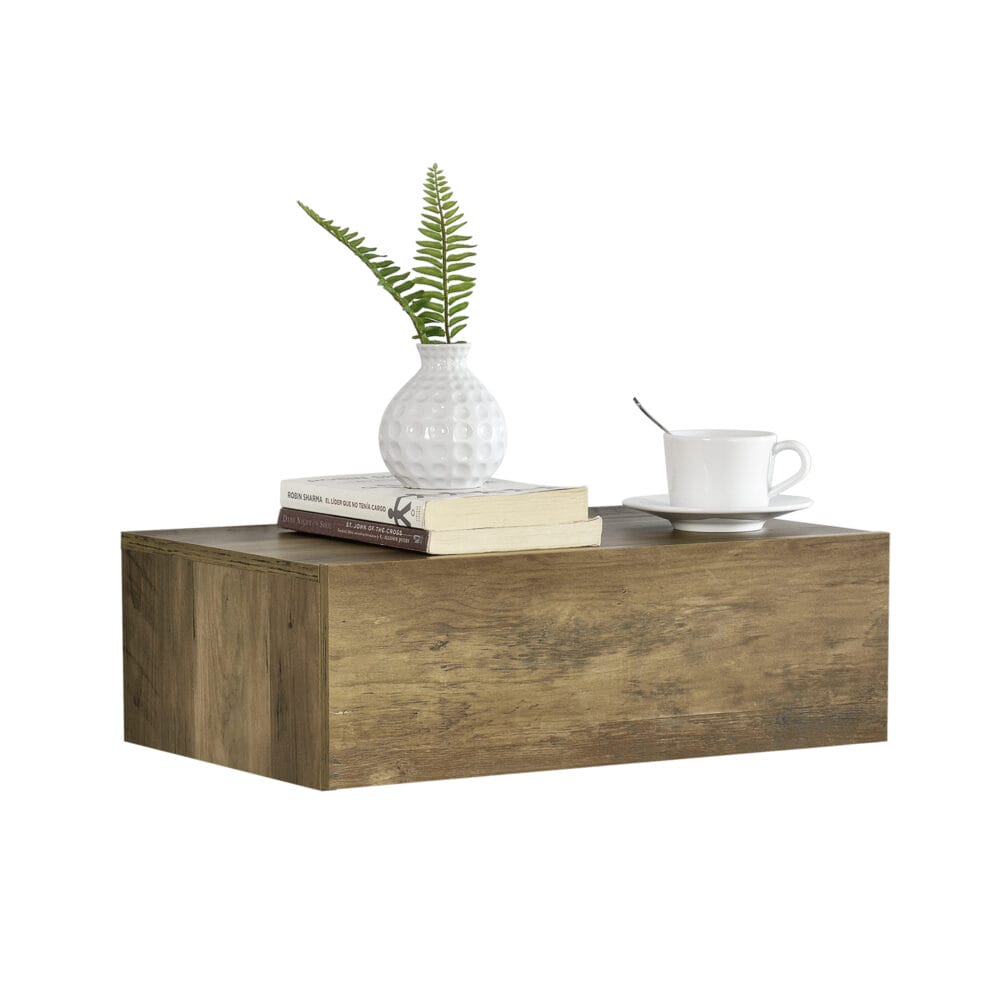 Nachtschrank Oslo 46x30x15cm mit Schublade Holzfarben