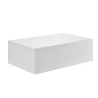 Wandregal Madison mit Schublade Weiss Matt 46x30x15cm