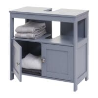 Waschbeckenunterschrank 60x60x30cm grau