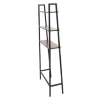 Waschmaschinen Regal Leiterregal Industrial 155x64x25cm braun