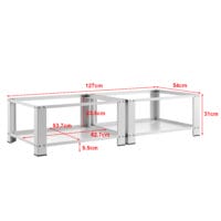 Waschmaschinen-Sockel 2-fach Cremlingen 150kg Weiss