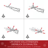 Weihnachtsbaum 150cm Rosa Künstlicher Christbaum