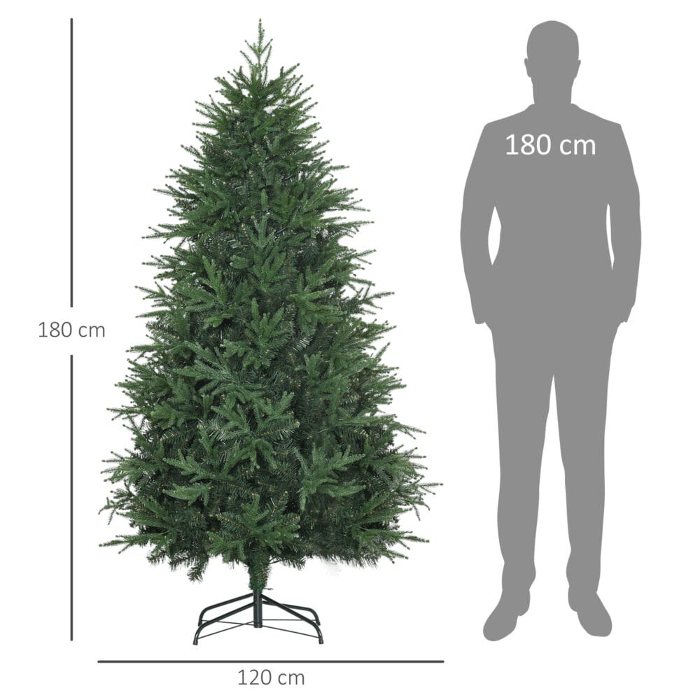 Weihnachtsbaum 180cm Naturgetreumit 4030 Astspitzen