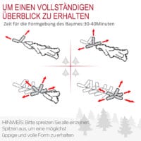 Weihnachtsbaum 180cm Naturgetreumit 4030 Astspitzen