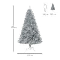 Weihnachtsbaum 180cm mit 1000 Spitzen Ø103x180cm