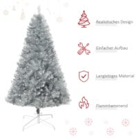 Weihnachtsbaum 180cm mit 1000 Spitzen Ø103x180cm