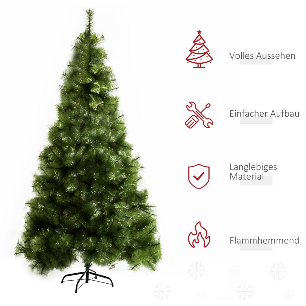 Weihnachtsbaum 2.1m 505 Äste mit Metallständer