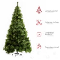 Weihnachtsbaum 2.1m 505 Äste mit Metallständer