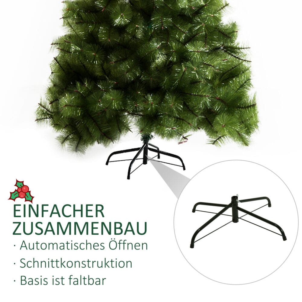 Weihnachtsbaum 2.1m 505 Äste mit Metallständer