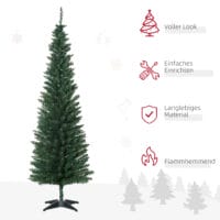 Weihnachtsbaum 390 Spitzen Ø 55xH180cm