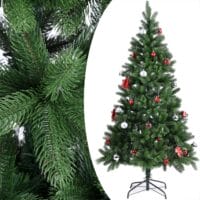 Weihnachtsbaum PE Spritzguss 180cm + Ständer - Edeltanne