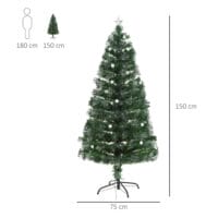 Weihnachtsbaum mit 180 LEDs mit Farbwechsel 150cm