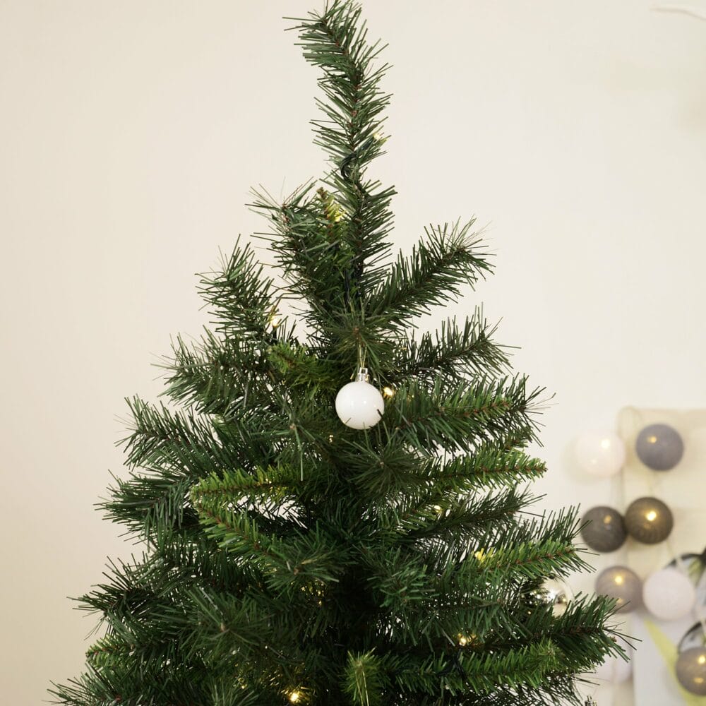 Weihnachtsbaum mit 220 LEDs 180cm künstlicher Christbaum