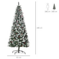 Weihnachtsbaum mit 618 Astspitzen 180cm Ø65x180cm
