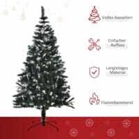 Weihnachtsbaum mit Schnee 180cm 603 Spitzen