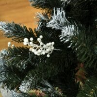 Weihnachtsbaum mit Schnee Künstlicher Tannenbaum 120cm