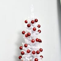 Weihnachtsbaum weiss 180x55x50cm künstlicher Christbaum