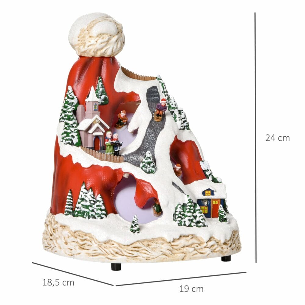 Weihnachtsdorf Weihnachtsdekoration mit LED und Musik Weihnachtsstadt