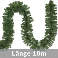 Weihnachtsgirlande 10m 200x LED Lichterkette