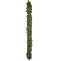 Weihnachtsgirlande 190cm mit Deko 280 Zweige