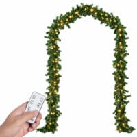 Weihnachtsgirlande 5m 100x LED ~ Fernbedienung