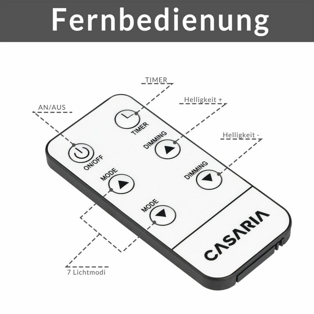 Weihnachtsgirlande 5m 100x LED ~ Fernbedienung