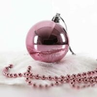 Weihnachtskugeln Christbaumkugeln 100 Stk. Rosa