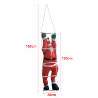 Weihnachtsmann auf Leiter 165cm