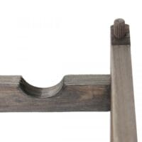 Weinregal Tanne für 32 Flaschen stapelbar Shabby braun
