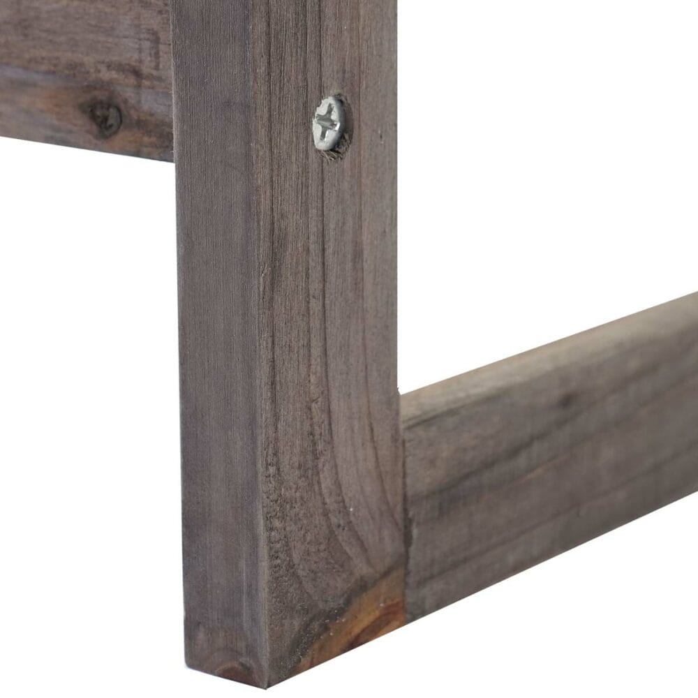Weinregal Tanne für 32 Flaschen stapelbar Shabby braun
