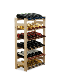 Weinregal für 30 Flaschen natur